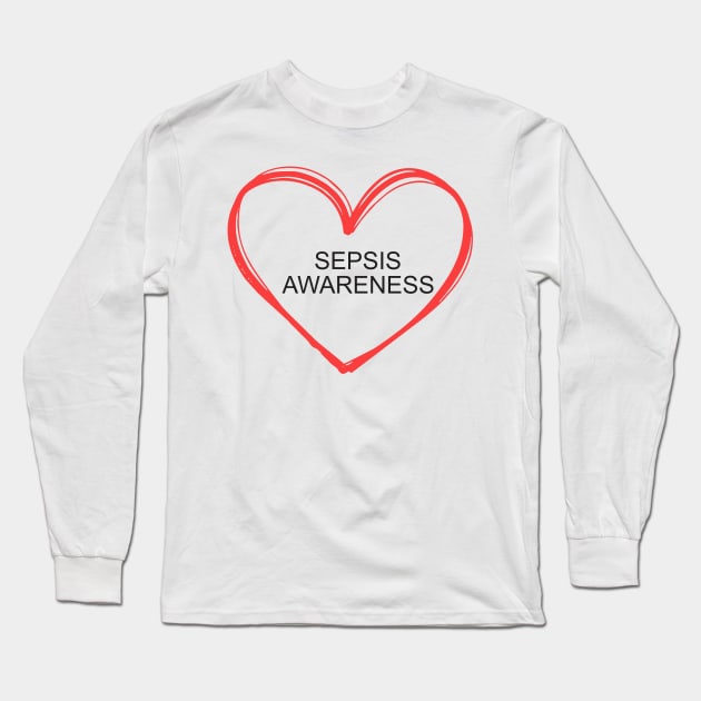 sepsis awareness Long Sleeve T-Shirt by Vortex.Merch